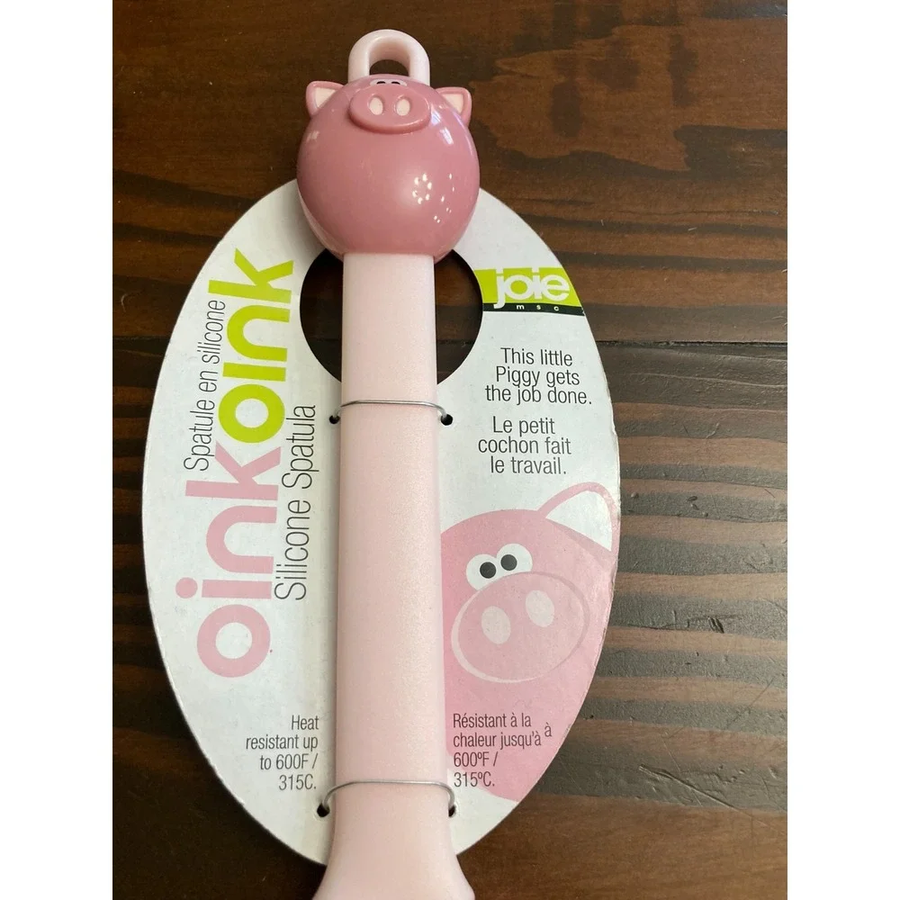 Joie Oink Oink Silicone Spatula Pig Pink - New in Package - Kitchen